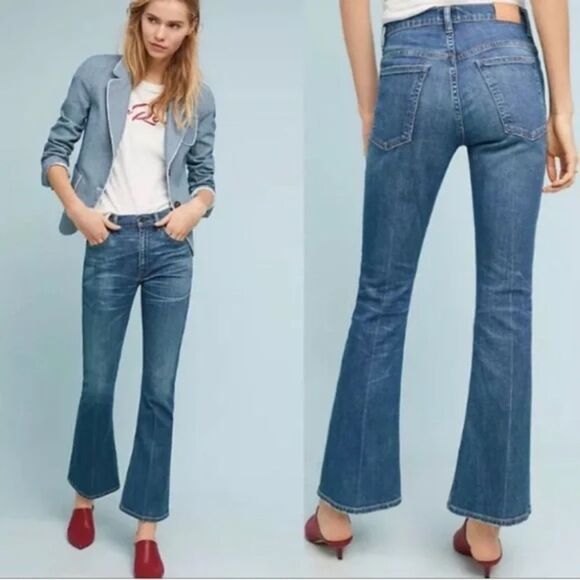Citizens of Humanity Kaya Midrise Kick Flare Jeans - Picture 1 of 16
